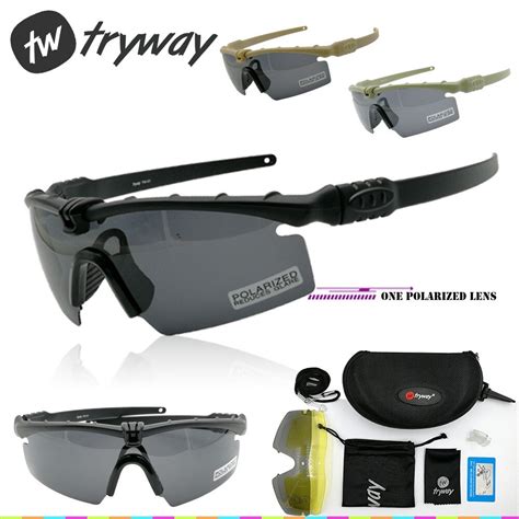 Tryway Army Ballistic 3 0 Goggles Protection Military Glasses Paintball Shooting Goggles