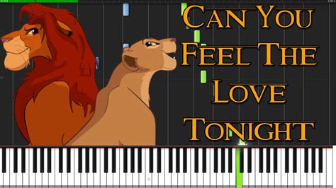 Can You Feel The Love Tonight The Lion King Piano Tutorial