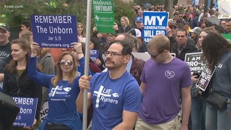 Thousands Attend Annual Texas Rally For Life In Downtown Austin