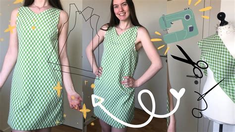 Easy A Line Summer Dress Sewing Tutorial For Beginners From Scratch
