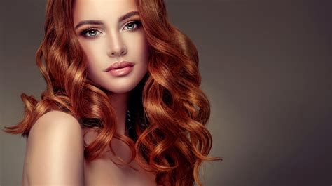 Models Model Hair Portrait Makeup Redhead Curl Blue Eyes HD