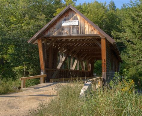 Bump Covered Bridge For A Map Of New Hampshires Covered