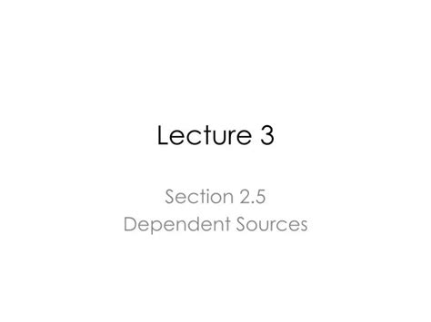 Ppt Lecture 3 Powerpoint Presentation Free Download Id1825052