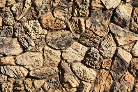 Stone Texture Rock Wall Jagged Rough Brown Masonry Stock Image Texture X