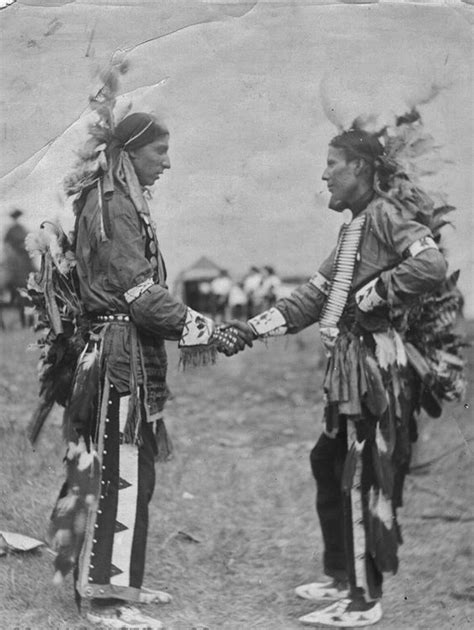 Oglala Men In Dance Clothes Employed With Buffalo Bill S Wild West Show No Date With Images