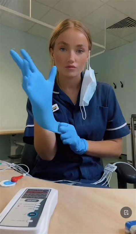 Pin By Mask And Glove On Blue Nitrile Gloves Medical Glove Sexy