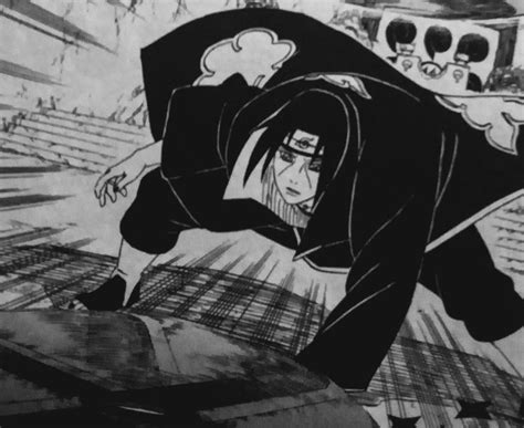 An Animated Image Of A Man In Black And White With His Hands On The Ground