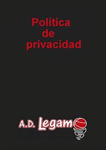Política De Privacidad Agrupación Deportiva Legamo