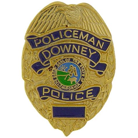 Downey California Police Officer Badge Pin 1 Michaels