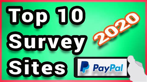Top 10 Paid Survey Sites Online That Pay You Paypal Cash ...