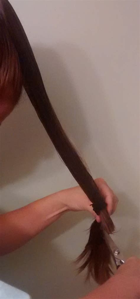We did not find results for: How To Cut Your Own Hair: The Ponytail Method - Creating ...