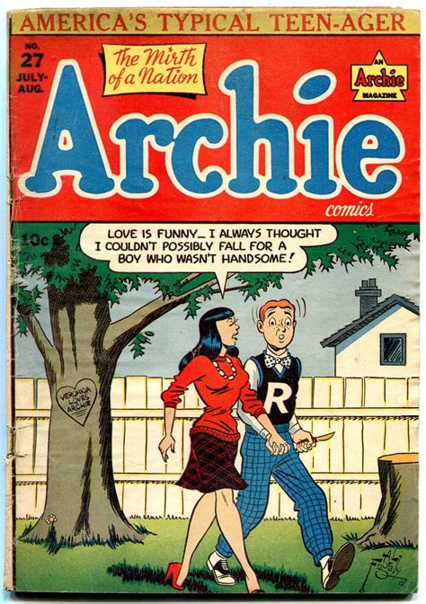 archie comics 27 1947 nude archie spicy betty and veronica golden age vg comic books