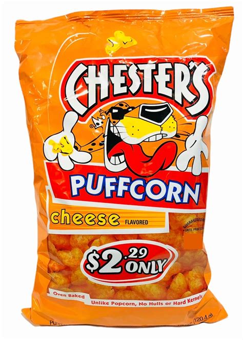 Chesters Cheese Flavored Puffcorn 45 Oz Frito Lay Chester S