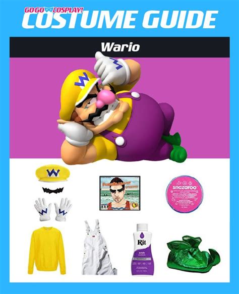 Wario Costume Guide Diy Cosplay Ideas With Hat And Overalls Wario