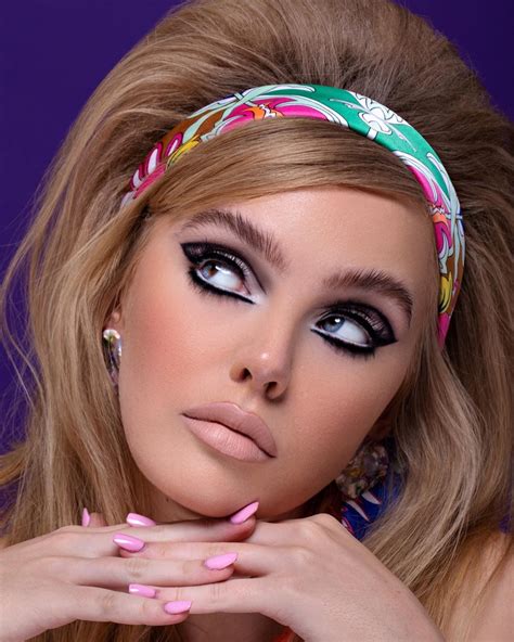 60s70s Makeup Look Serena Bentley Sharon Tate Inspired In 2023 Hippie Makeup 70s Disco