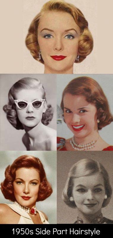 1950s Hairstyles For Short Length Hair 1950s Hairstyles Chart For