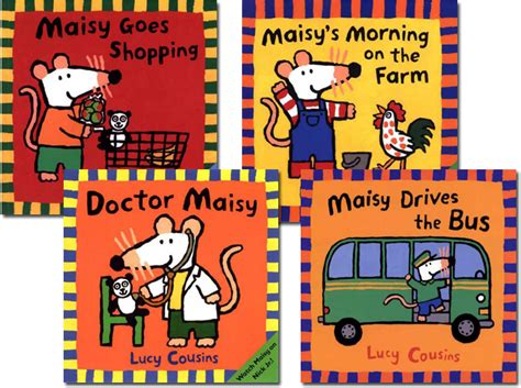 Maisy Storybook Collection Cartoon Clipart Large Size Png Image