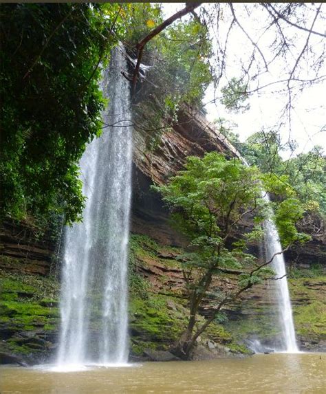The Beautiful Twin Waterfall In Ghana Boti Falls