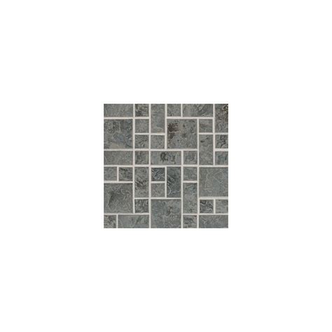Daltile Continental Slate 3 X 3 English Grey Random Block Mosaic
