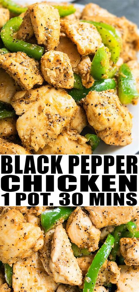 If you enjoy dark meat chicken be sure to use boneless skinless chicken thighs! CHINESE BLACK PEPPER CHICKEN RECIPE- Quick, easy, best ...