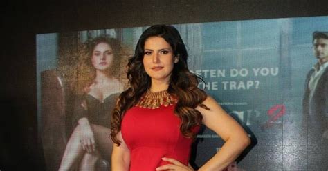 zareen khan stills at aksar 2 movie trailer launch cinehub