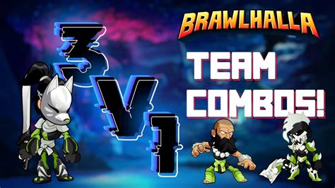 3v1 Team Combos You Need Brawlhalla Tutorial Youtube