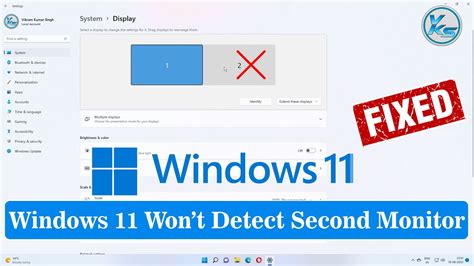 how to fix windows 11 won t detect second monitor youtube