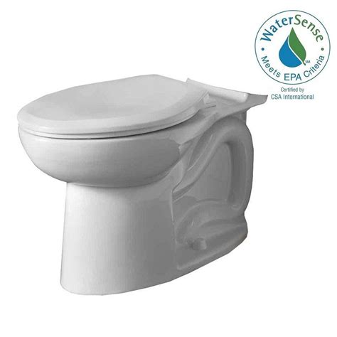 American Standard Cadet FloWise Elongated Toilet Bowl Only In White C The Home Depot