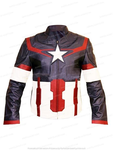 Captain America Leather Jacket Age Of Ultron Chris Evans Jacket