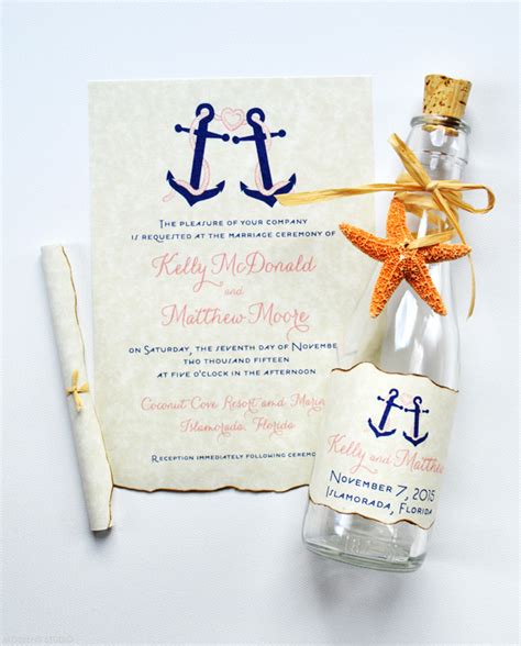 This is another really fun and unique idea! Nautical Invitations | Mospens Studio