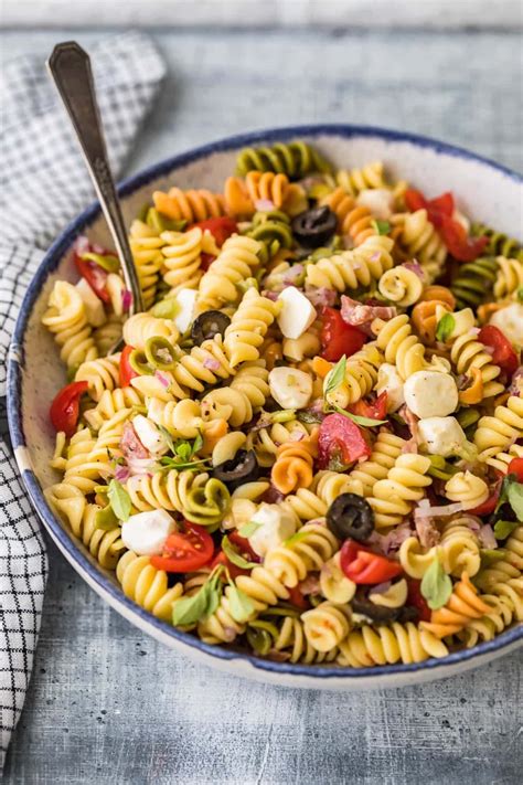 Classic Italian Pasta Salad Recipe The Cookie Rookie Video