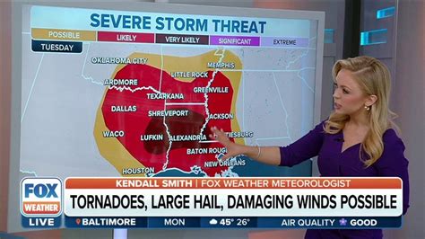 Tornadoes Large Hail Damaging Winds Possible From Multi Day Severe