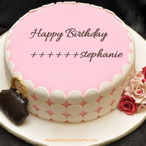 ️ pink birthday cake for stephanie