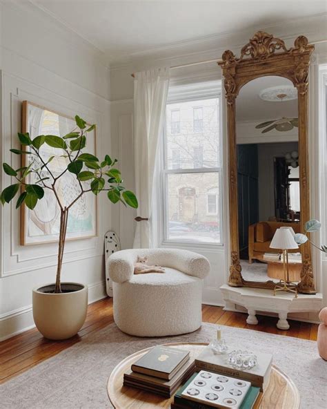 A Capricorns Home Decoholic Gilded Mirror Flat Decor Apartment