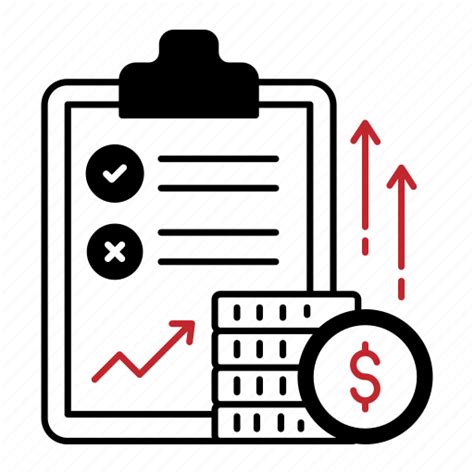 Report Statement Balance Sheet Finance Loss Clipboard Profit Icon
