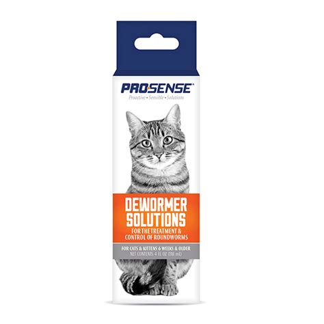 Dewormer Solutions Roundworm Treatment For Cats Pro·sense®