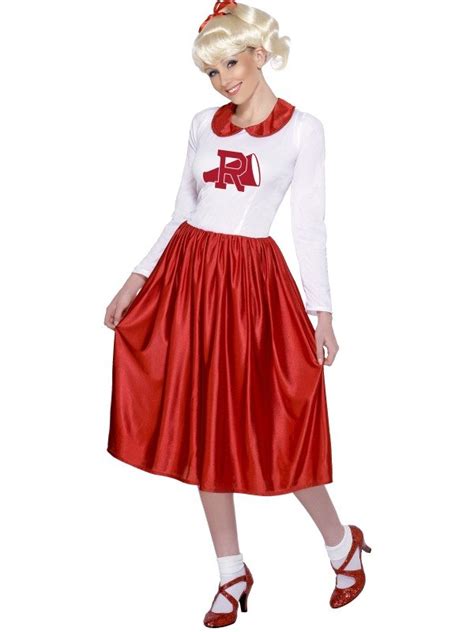 Sale Adult 50s Sandy Grease Movie Ladies Fancy Dress Costume Party Outfit