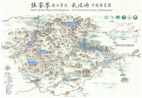 Zhangjiajie National Forest Park Map Weather And How To Get To