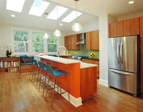 You read that right, this was a two bedroom house! Kitchen Bump Out Addition - Contemporary - Kitchen - DC ...