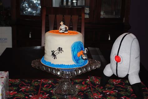 Portal 2 Birthday Cake