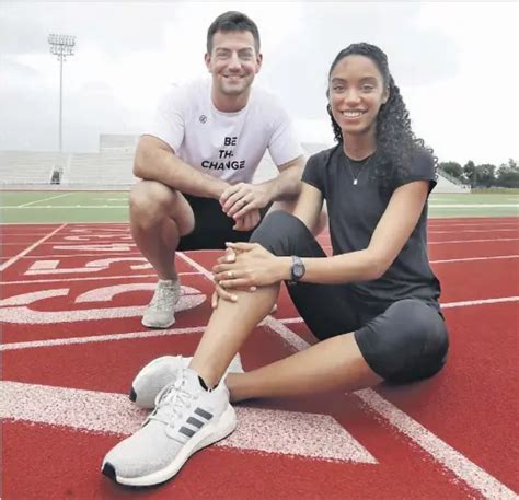 An Nfl Quarterbac­k And An Olympic Hurdler Who Met At Carrollton Creekview Are Used To Being