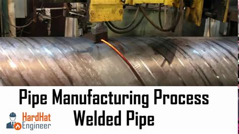 Pipe Manufacturing Process For Welded Pipe Saw And Erw Youtube