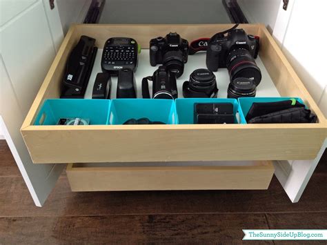 Hobbyists and amateurs should be fine with the above tips. Organizing Camera Equipment - The Sunny Side Up Blog