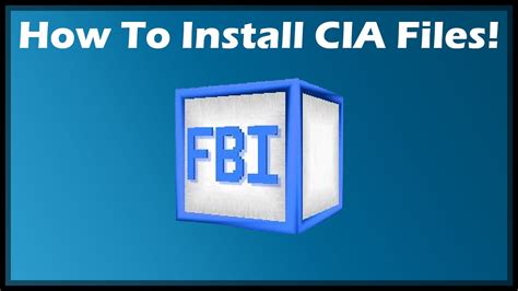 How To Install Cia Files On Your 3ds Youtube