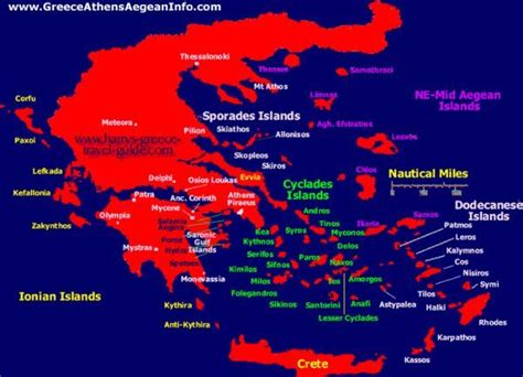 Greek Islands Map