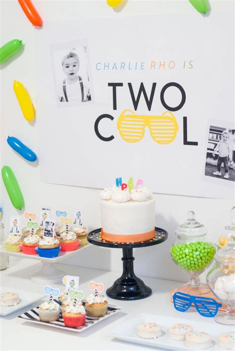 A Two Cool Birthday Party Thatll Have You Reaching For Your Sunglasses