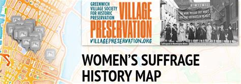 Suffragists Of Greenwich Village Village Preservation