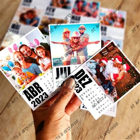 Arquivo Calendário Polaroid 2023 • A4 Editável Elo7
