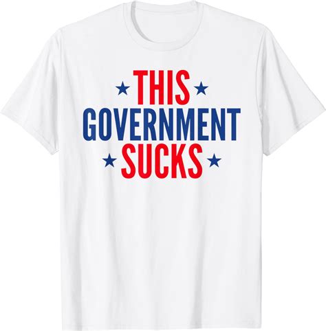 This Government Sucks Politics T Shirt Clothing Shoes