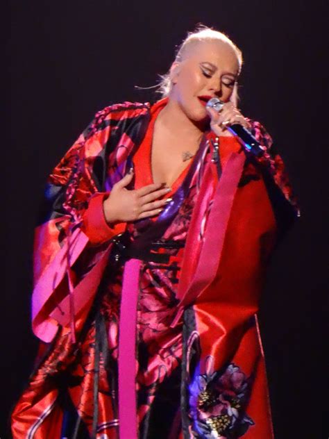 Christina Aguilera Performs At A Concert In Las Vegas 02292020